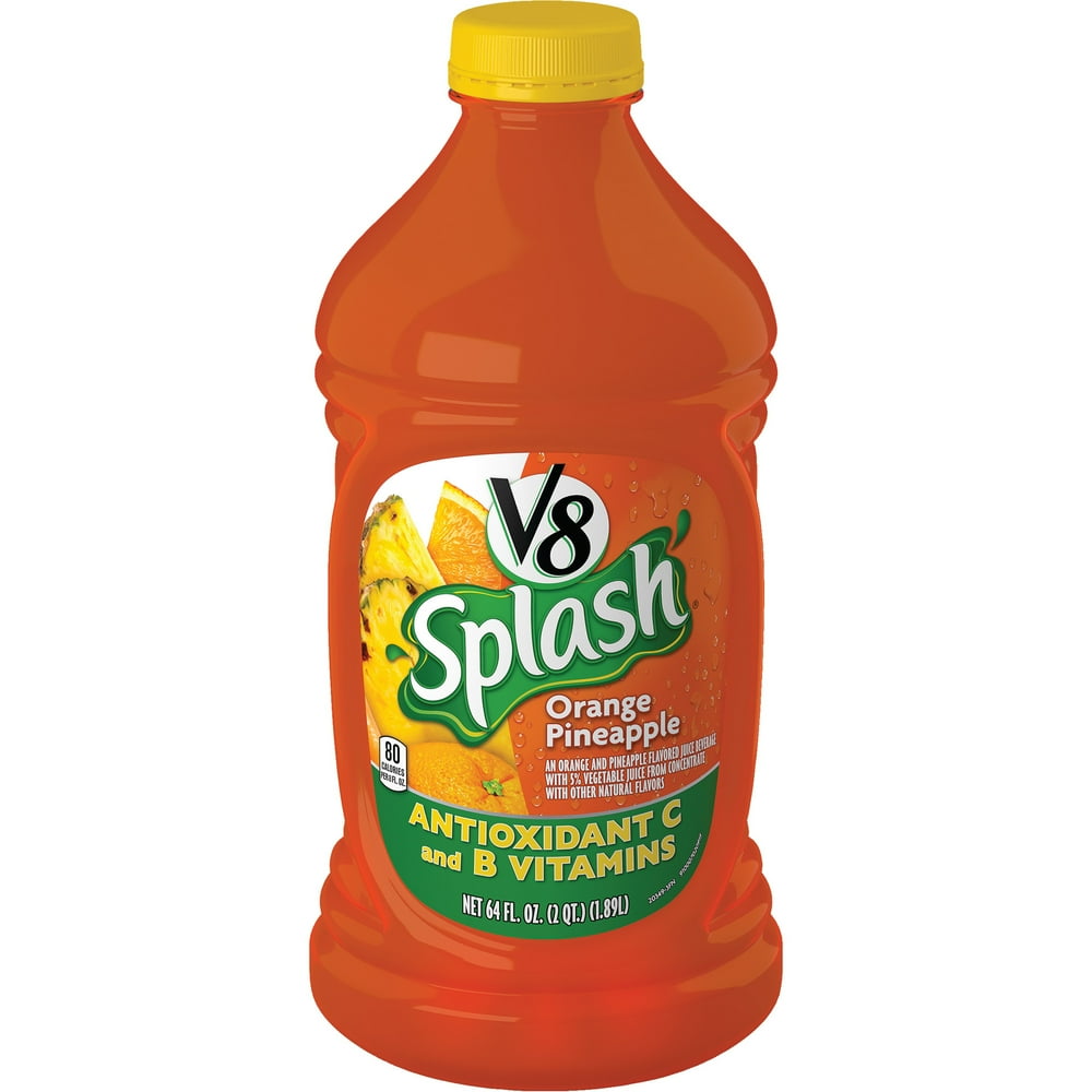V8 Splash Orange Pineapple 64 oz Walmart com Walmart com V8 Splash Orange Pineapple 64 oz Walmart com Walmart com