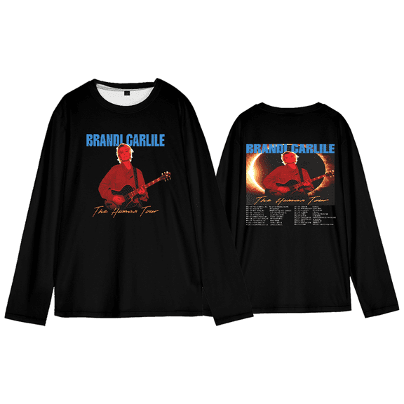 Brandi Carlile The Human Tour 2026 Long-Sleeved Tee Shirt Casual Tshirt