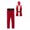 B Red, variant on TiaoBug Men's Santa Claus Cosplay Costume Christmas Party Outfits Santa Velvet Tank Top Long Pants with Belt Set B Red XXL