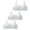 White 3PCS, variant on LYMAYTER Girls Junior Comfort Adjustable Strap Training Bra Soft Stretch Everyday Support