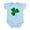 Sky Blue, variant on CafePress - Ireland Irish Clover Infant Bodysuit - Baby Light Bodysuit, Size Newborn - 24 Months