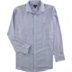 thumbnail image 1 of Tasso Elba Camisa de vestir con botones de sarga sin planchar para hombre azul 17, 1 of 1