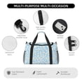 thumbnail image 4 of Balery Floral Daisy Bolsa de Gimnasio para Mujeres, Bolsa de Viaje con Bolsillo Húmedo, Bolsa de Fin de Semana para Mujeres, Bolsa de Viaje Resistente al Agua, 4 of 7