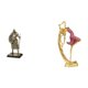 thumbnail image 1 of Figura de escritorio,Estatua de caballero,artesanía artística,coleccionable,escritorio,oficina,Figura decorativa,pieza de arte,decoración del hogar,Estatua de niña bailando,Estatua de, 1 of 8