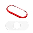 thumbnail image 1 of OULII Couvercle d'Objectif de Caméra Compatible Protecteur d'Objectif de Caméra Anneau Anti-Rayures Métal Rouge 1 Ensemble, 1 of 8