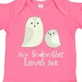 thumbnail image 4 of Inktastic My Godmother Loves Me Boys or Girls Baby Bodysuit, 4 of 5