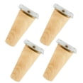 thumbnail image 1 of EIMELI Wood Furniture Legs for Chair Table Sofa Closet Feet 4Pcs, 1 of 9