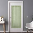thumbnail image 3 of Non-Adhesive Static Cling Window Tint, Sage Green Geometric Window Privacy Film Frosted, Green Greek Key Design Burlap Modern Art Insulated Windows Frosted Films for Living room, 35.4 x 78.7 Inches, 3 of 9