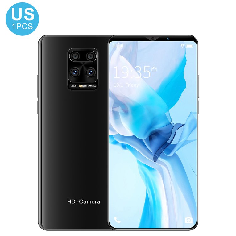 Newly Upgraded Version Note9 Plus Smartphone 5 8 Inch Screen Android Phone 6 128gb Dual Sim Face Recognition Unlock Mobile Phone Black Walmart Canada