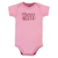 thumbnail image 5 of Hudson Baby Infant Girl Cotton Bodysuits, Little Love Flowers 3-Pack, 18-24 Months, 5 of 5
