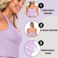 thumbnail image 3 of ACTIVE UNIFORMS SCRUBS Women's Short Sleeve Round-Neck T-Shirt Under Scrub (Lavender, Small), 3 of 6