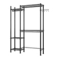thumbnail image 2 of MINKUROW The Washer and Dryer Storage Shelf，Wire Garment Rack Heavy Duty Clothes Rack，Laundry Room Drying Rack，Bathroom Space Saving Rack，Closet Organizer Metal Garment Rack Portable Clothes, 2 of 7