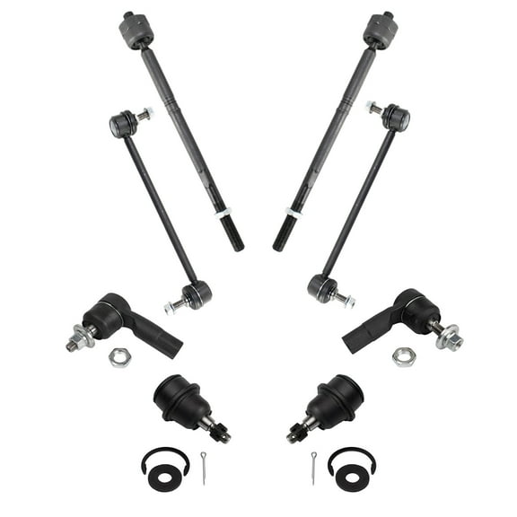 TRQ Front Lower Ball Joints Tie Rods Links Fits 2014-2018 Jeep Cherokee PSA72559