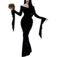thumbnail image 1 of Vestido familiar de Halloween con hombros descubiertos, manga larga, para fiesta, 1 of 3