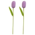 thumbnail image 1 of 2 Pcs Handmade Weave Single Tulip Romantic Valentines Gift for Wife, Tulip Flowers for Delivery Mothers Day, 1 of 6