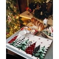 thumbnail image 6 of Christmas Placemats Set of 4, Xmas Tree Place Mats Red Black Buffalo Plaid Snowflakes Linen Placemat Table Decoration for Kitchen Table Dinner Xmas Holiday Party Home Decor Indoor Outdoor 13x19 Inch, 6 of 9