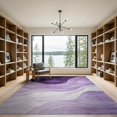 thumbnail image 2 of ODIKA 9'x12' Washable Area Rug Tie Dye Gothic Abstract Swirl Ombre Purple Galaxy Gradient for Dining Room, Basement, Large Office, Non-Slip Chair-Friendly, 2 of 7