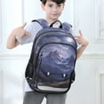 thumbnail image 6 of FORMRS Unisex School Backpack 17" Student Travel Bag with Laptop Compartment, Moonlight Mountain, 6 of 7