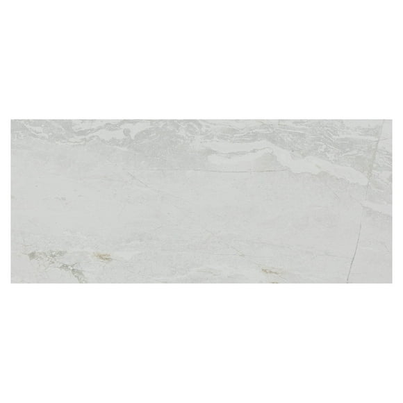 Palisade 4.5 in. x 11 in. Tile Shower and Tub Surround Sample in Polar Frost