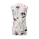 thumbnail image 5 of ICHUANYI Clearance Women Fashion Summer Sexy Fold Printed Regular Lace Sleeveless V Neck Button Top(White, L) ICHUANYI WER2023080801745, 5 of 5