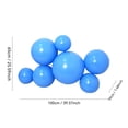 thumbnail image 2 of Multi-Size inflatable Balloon Bundle, Reusable Balloons, decorative Balls with Small Balloon Arch Kit, Balloon Clips for Balloon Arch, for Balloon Arch Backdrop, Birthday, 2 of 5