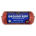 thumbnail image 2 of 90% Lean / 10% Fat Ground Beef, 1 lb Roll, Fresh, All Natural*, 2 of 8
