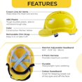 thumbnail image 3 of Casco de construcción infantil ajustable amarillo Babu Works, 3 of 6