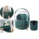thumbnail image 5 of Organizador de maquillaje acrílico con soporte para brochas y labiales, resistente al agua. Verde, 5 of 9