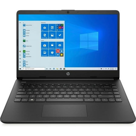 HP 2023 14-inch HD Laptop, Intel Celeron N4020, 4GB RAM, 64 GB Storage, Win11 Home in S Mode, Thin & Portable, 4K Graphics, One Year of Microsoft 365 (Jet Black)