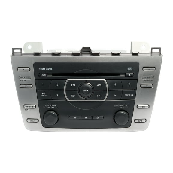 Restored 2011-2013 Mazda 6 AM FM Radio Receiver Single Disc CD MP3 Player GEG1669R0 (Refurbished)