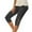 Black, variant on SwiftWear Women's Elegant Casual Lace Trim Capri Pants - Stretchy Capri Leggings S-3XL​​