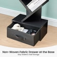thumbnail image 6 of Greenstell 7-Tier Wooden Bookcase with Drawer, Free Standing Tree Bookshelf, Black, 6 of 6