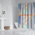 thumbnail image 2 of Multicolor Ethnic Striped Pattern Shower Curtain 84"x72" ,Bathroom Decorative Shower Curtains Set with 12 Hooks,Modern Waterproof Washable Shower Curtain, 2 of 6