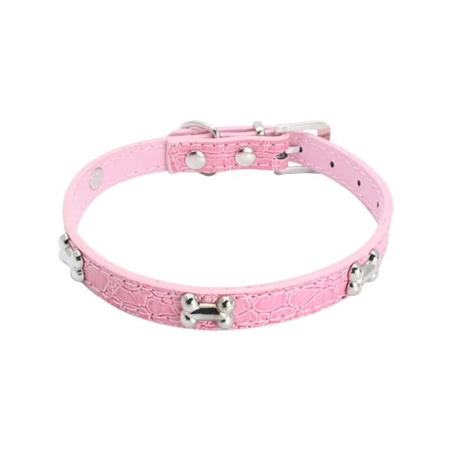 WIFKLSIIPG Shiny Rhinestone Pet Collar Bone Jewelry Dog Collar Small and Medium Dog Chain