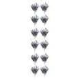 thumbnail image 3 of kurtrusly 4pcs Plastic Low Maintenance Artificial Flower Any Decor With Realistic Appearance Versatile Elegant purple 3Set, 3 of 6
