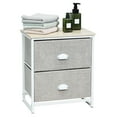 thumbnail image 2 of Patiojoy 2-Drawer Nightstands Organizer End Table Storage Unit Bedroom, 2 of 5
