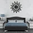 thumbnail image 2 of Nomeni Wall Stickers Decor Clearance, Sun Mirror Wall Sticker Living Room Bedroom Background Home Decor Acrylic Mirror Wall Sticker Room Decor Black, 2 of 4