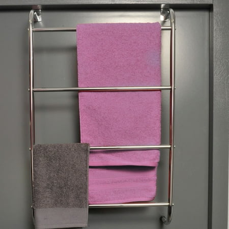 Evideco Four Bar Over-the-Door Towel Rack - Walmart.com