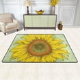thumbnail image 3 of SKYSONIC Realistic Vintage Sunflower Lightweight Carpet Mats Area Soft Rugs Floor Mat Rug Decoration for Kids Room Living Room Bedroom 72 x 48 inches, 3 of 6