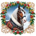 thumbnail image 1 of 5D DIY Con Forma Especial Parcial Caballo Navidad 40x40cm, 1 of 9