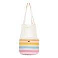 thumbnail image 1 of Bolso Roxy Para Mujer Blanco Hippy Erjbt03350wbb0. Blanco Rayas, 1 of 3