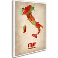 thumbnail image 2 of Trademark Fine Art "Italy Watercolor Map" Canvas Art by Naxart, 2 of 3