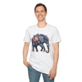 thumbnail image 3 of Elephant T Shirt Gildan Softstyle 64000 100 Percent Ring Spun Cotton Tee With Elephant Design, 3 of 81