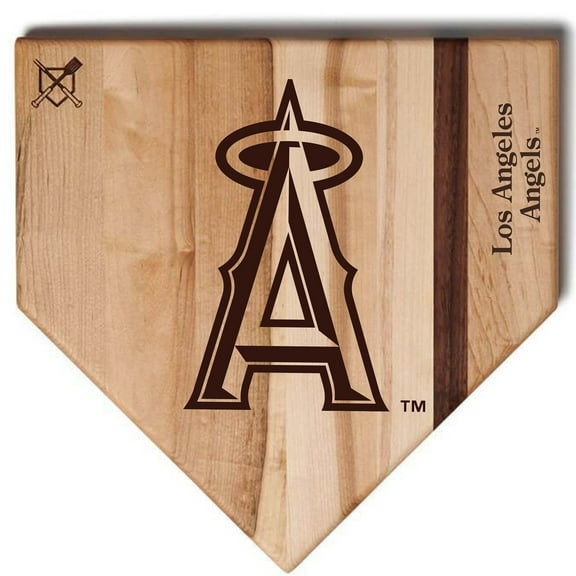 Baseball BBQ Los Angeles Angels 12'' x 12'' Home Plate Cutting Board