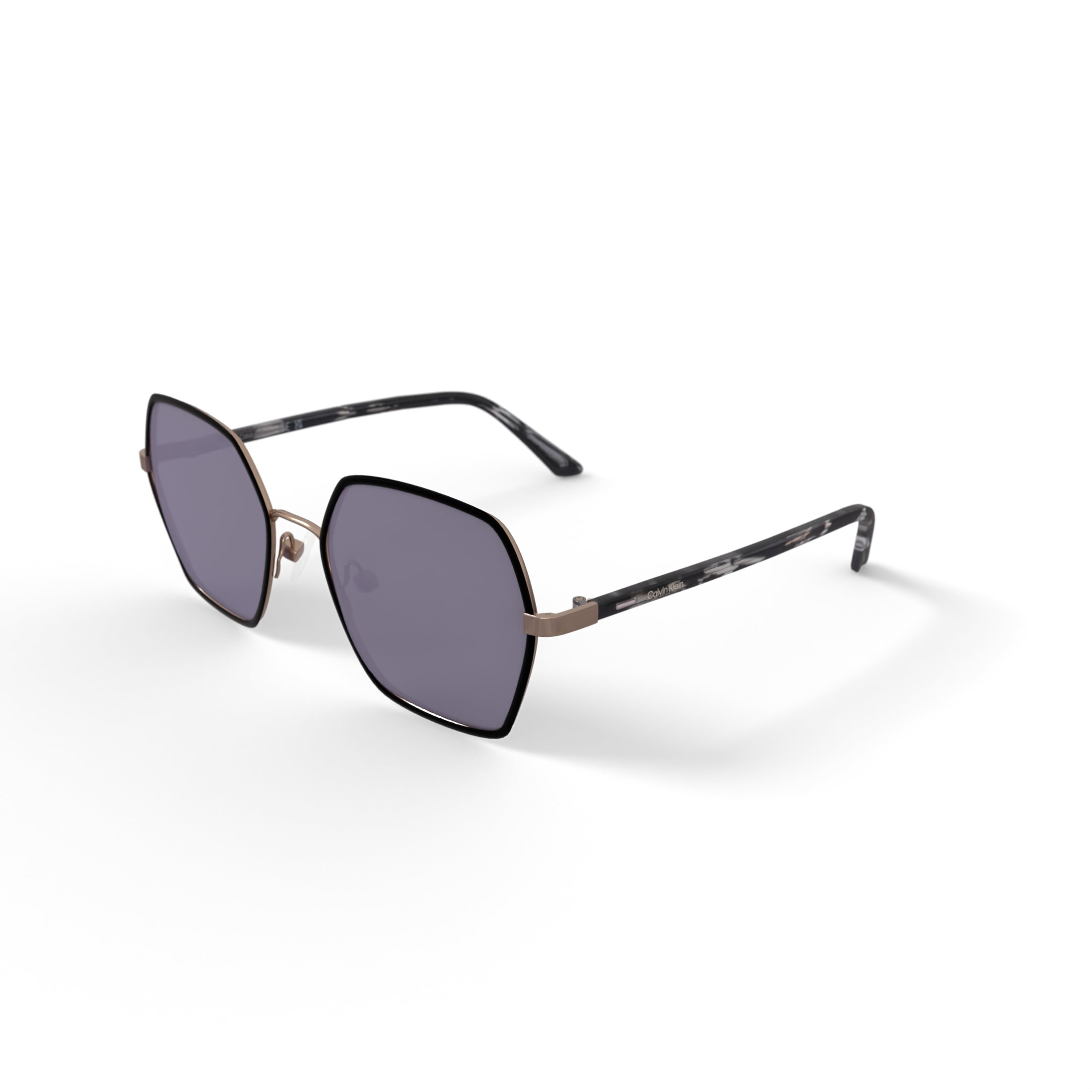 Calvin Klein Ladies Rx'able Sunglass, CK21131S, Black, 56-20-140
