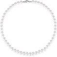 thumbnail image 1 of Juego de collar y aretes de perlas, gargantilla de perlas, collar de perlas de imitación, collar de perlas, pulseras de perlas, conjunto de aretes, joyería para mujeres y niñas, regalo, 1 of 4