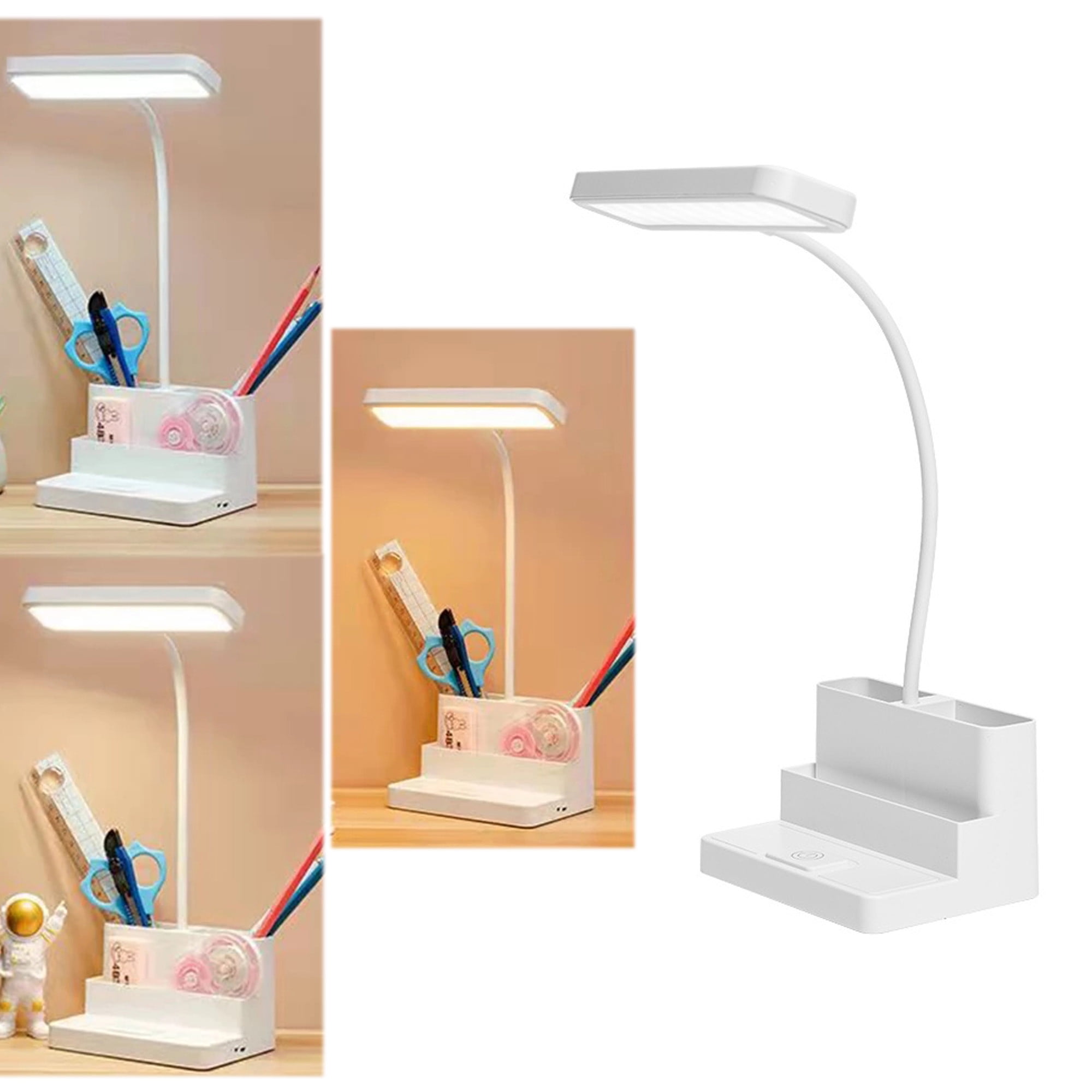 Led Pen Holder Desk Lamp Rechargeable Table Lamp
