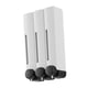 thumbnail image 2 of Montaje de pared Líquido Dispensador de jabón Dispensador de ducha Gran capacidad Recipientes líquidos Tres con estilo para el hotel de la oficina en, 2 of 8