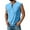 Blue, variant on WTOBBY Men's Summer Solid Mixed Color Pocket Buttons Vest Sports Casual Sleeveless Quick-Drying Lightweight Style For Active Wear Training Comfort Outdoor Running Relaxation,Black L