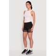 thumbnail image 2 of Women's Drop Waist Mesh Detail Biker Shorts, 2 of 4